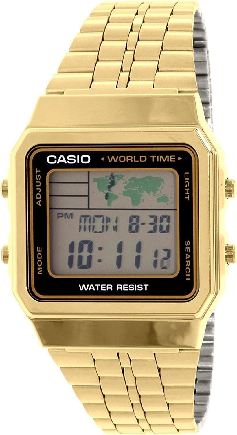 Casio A500WGA-1D Vintage Digital Dorado — foto principal
