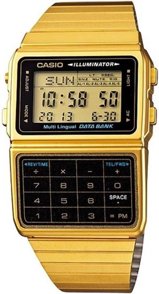Casio DBC-611G Calculadora Dorado — foto principal