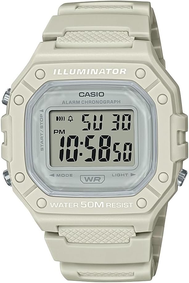 Casio W218H Digital Deportivo 50m WR — foto principal