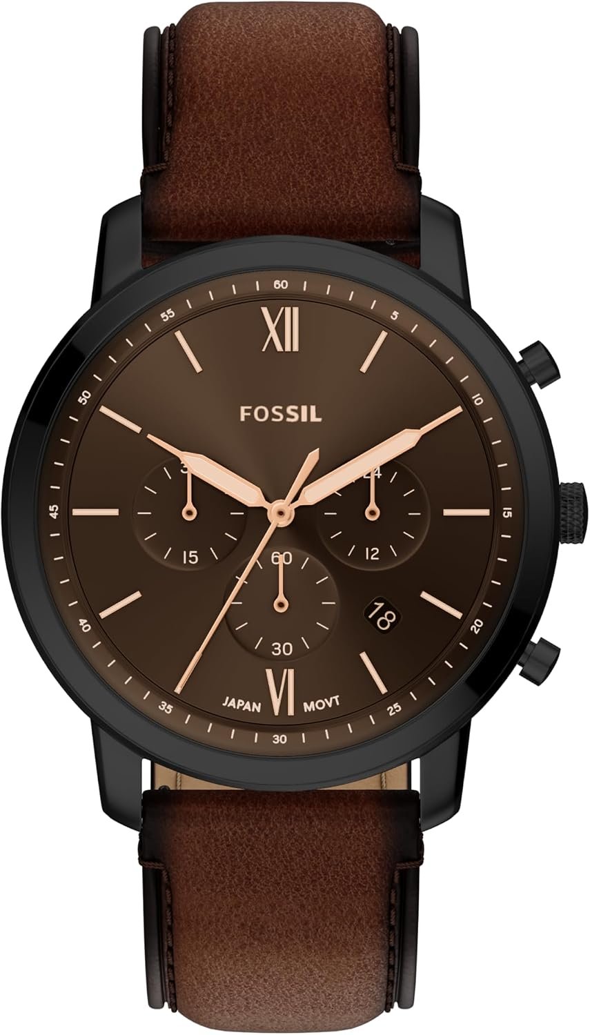 Fossil Neutra Cronógrafo Cuero Marrón — foto principal