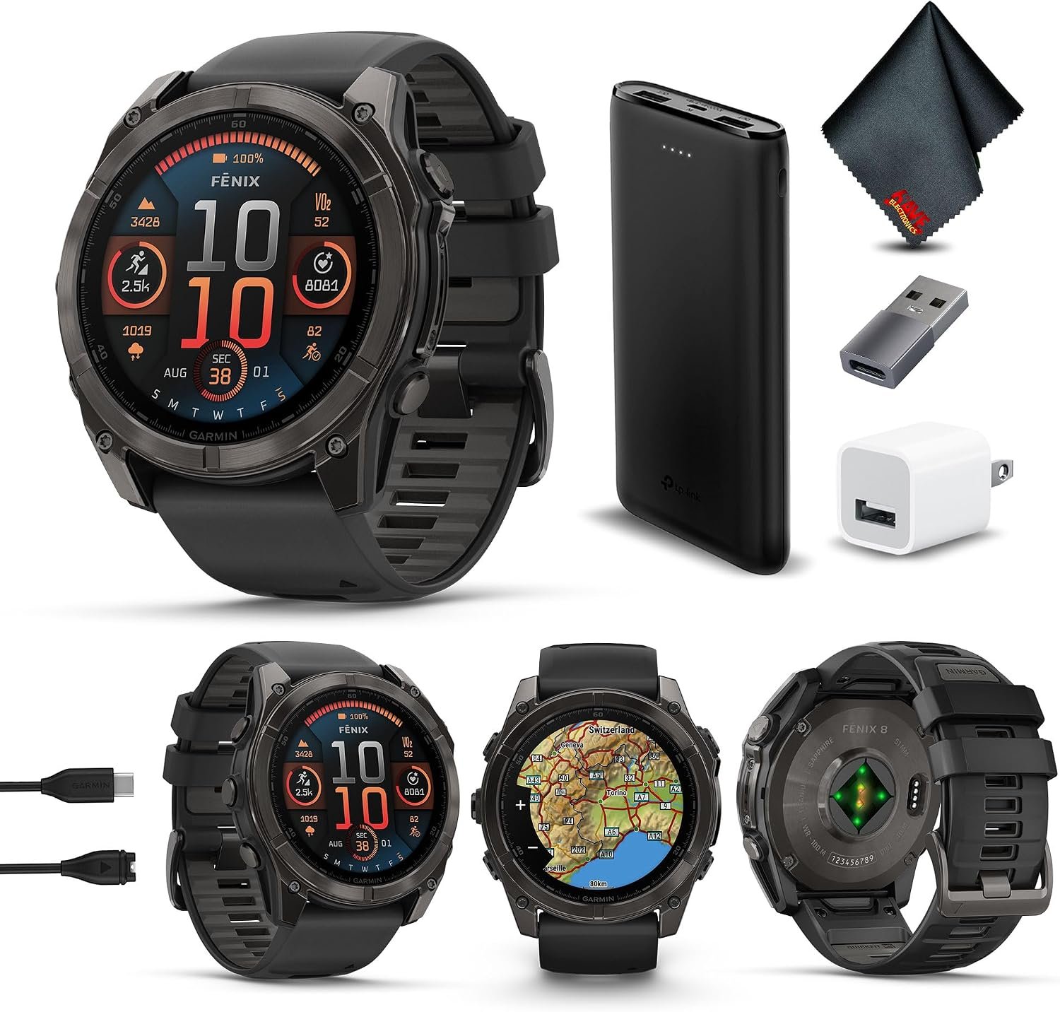 Garmin Fenix 8 51mm Sapphire Titanio — foto principal