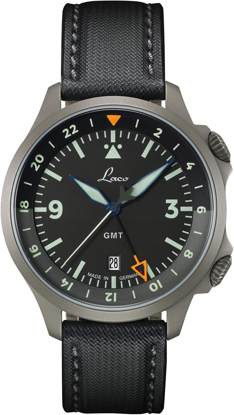 Laco Frankfurt GMT Reloj Aviador — foto principal