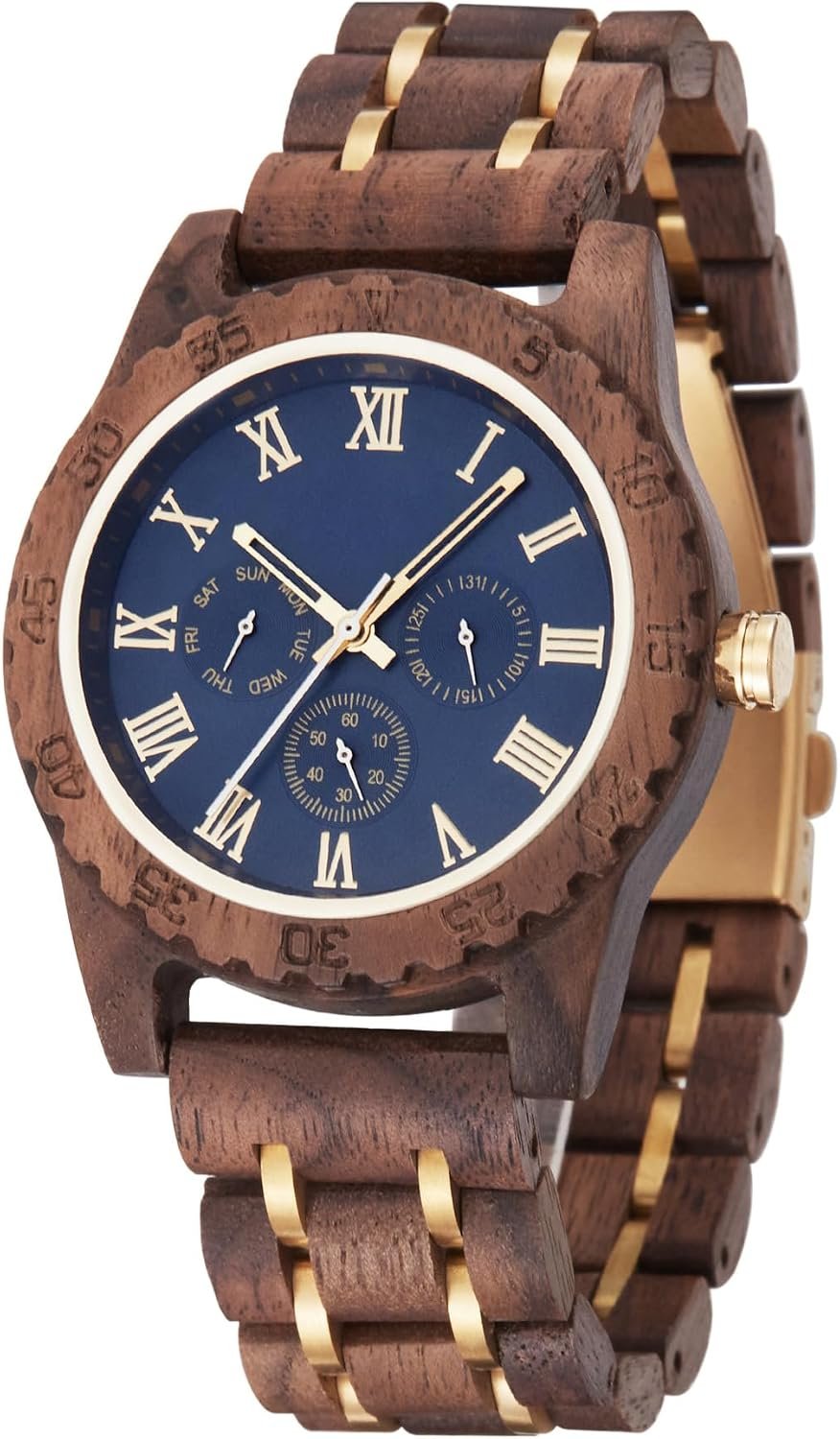 Reloj de Madera para Hombre Bambú — foto principal